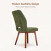 Dining Chairs Set of 4, Upholstered Kitchen Chairs, Green