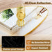 Full Length Mirror, 68"X26" Floor Mirror with Stand, Standing Hanging Leaning Irregular Mirrors for Bedroom Living Room Entryway, Wavy Shaped, Golden