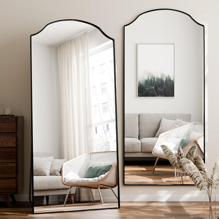 71"X32" Full Length Mirror with Unique Arched Design