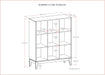 Harper 52" Tall Solid Wood 9-Cube Bookcase in Walnut Brown | Mid-Century Modern Cube Organizer with Angled Frame and Tapered Legs for Living Room or Office; Bookshelf, Shelving Unit.