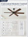 60 Inch Matte Black Ceiling Fan With Remote Included