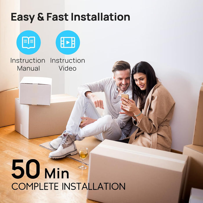 52 Inch Ceiling Fan with Lights, Modern Black Ceiling Fan, Remote Control, Quiet Reversible DC Motor, Flush Mount, Dimmable 3CCT LED Light, Double Finish Blade, for Indoor Bedroom Living Room