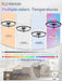 RGB Ceiling Fans with Lights and Remote, 20 Inch Low Profile Ceiling Fan with Light, 3000K-6000K Dimmable & RGB, Modern Fandelier Flush Mount Ceiling Fan, Small LED Fan for Bedroom