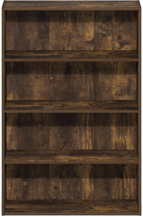 Amber Pine QuadTierStorage OpenShelf Bookshelf 6X24X35