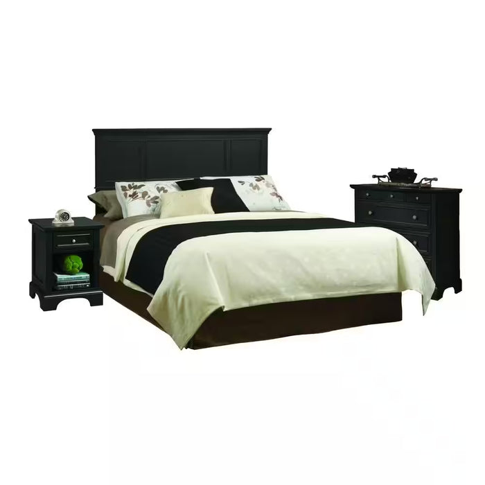 Bedford 4-Piece Black Queen Bedroom Set