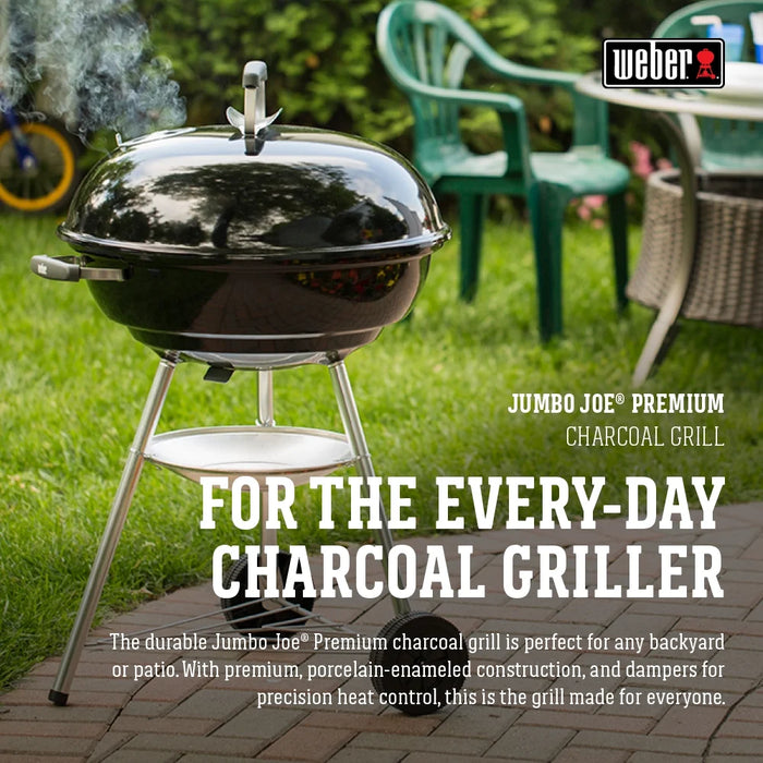 Jumbo Joe Premium 22" Black Charcoal Grill