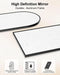 58"X19"Floor Mirror Full Length,Arched Full Length Mirror with Stand,Full Body Mirror,Hanging or Large Leaning for Bedroom Living Room Black