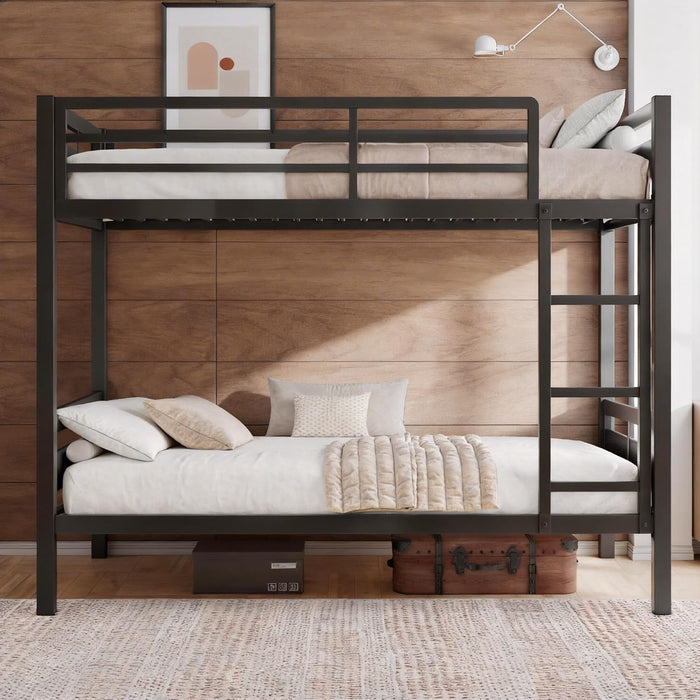 Full Over Full IndustrialGradeMetal Bunk Bed Ladder