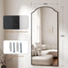71"X32" Full Length Mirror with Unique Arched Design