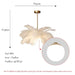 Luxury LED Ostrich Bird Feather Chandelier Lamp White Living Room Ceiling Light Home Decoration Hanging Lighting Fixture