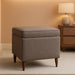 Home Decor | Dinah Collection Modern Storage Ottoman | Ottoman with Storage for Living Room & Bedroom (Chocalate Brown)