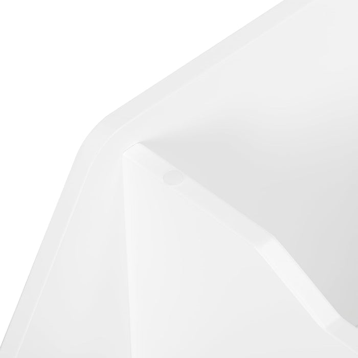 White SolidWood Toy Chest With BookStorageSolution