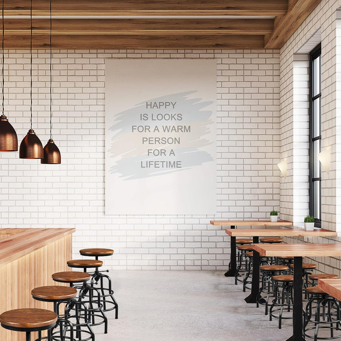 Industrial Bar Stool Vintage Counter Stool Rustic Counter Height Bar Stool Adjustable Metal Stool with round Wood Seat Kitchen/Dining/Cafe Chair 20-27 Inch Tall, Brown, 1PCS