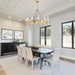 Wagon Wheel Chandelier, 12-Light Golden Farmhouse round Chandelier, Industrial Lighting Fixtures, Glass Pendant Light Suitable for Porch, Dining Room, Living Room, and Bedroom.