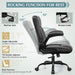 Leather Office Chair, PU Home Computer Desk Chairs with Ergonomic Back Support, 360°Swivel Free，Small Gaming Chair with Wheels and Adjustable Armrests, for Short People Use