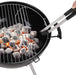 18 Inch Kettle Charcoal BBQ Grill with Wheels, Portable Charcoal Grill with Porcelain-Enameled Lid & Ash Catcher for Outdoor Cooking Barbecue Camping Picnics Tailgating, Black