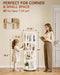 Four Tier Solid Wood Rotating IndustrialGrade Bookshelf