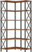 Corner Bookshelf, 6-Tier L-Shaped Bookcase, Industrial Open Display Shelf Tall Storage Organizer, Vertical Storage Rack, for Living Room, Home Office, Rustic Brown and Black BF61SJ01