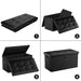 30 Inch Fireproof Waterproof Locking Storage Ottoman