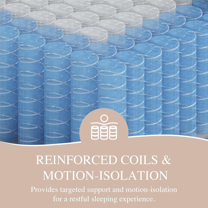 Firm Queen 14 Inch Mattress Hybrid LumbarSupportPlus