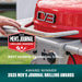 3-In-1 Dual Fuel Outdoor Bistro Pro Electric Grill & Griddle + Charcoal Mode BBQ, Red - 25302146