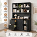 72-Inch Tall Bookshelf With Integrated Power Outlet