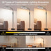 24W Dimmable LED FloorLamp With Flexible Gooseneck