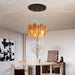Large Wooden Farmhouse Chandelier For High Ceilings