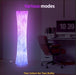 Floor Lamp,1800Lumens,Rgbw 2700K-6500K,Remote Control,2 X 80W Equivalent,E26 Base,Color Changing Standing Lamp for Living Room Bedroom,Duppon Paper,60In