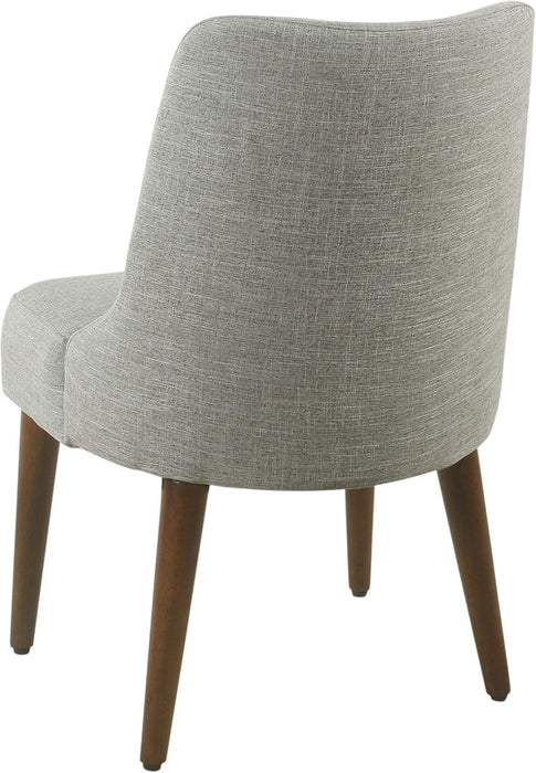 Home Decor | Upholstered Gayle Slide Dining Chair | Dining Chair Single | Decorative Home Furniture, Woven Gray