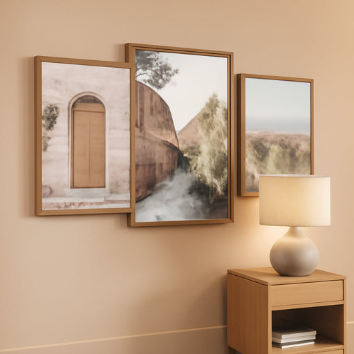 Framed Wall Art 16x24 Florence Tuscan Cityscape Set