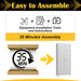 SeventyFiveInch White Industrial Grade Pantry Cabinet Storage