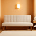 Beige Convertible Futon Sofa Bed