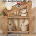 Console Table for Entryway, 47 Inches Narrow Sofa Table behind the Couch, Farmhouse Wood Entry Table with Storage Shelves for Hallway Foyer Living Room, Rustic Wood Grain