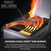 Prestige 500 6-Burner Propane Gas Grill in Stainless Steel with Infrared Side and Rear Burners