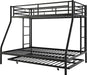 IndustrialGrade Twin Over Full SpaceSaving BunkBed Trundle