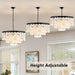 18 Inches Capiz Shell Chandelier Dimmable Luminaire