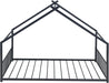 Montessori Oversized Floor Bed With Roof Playhouse