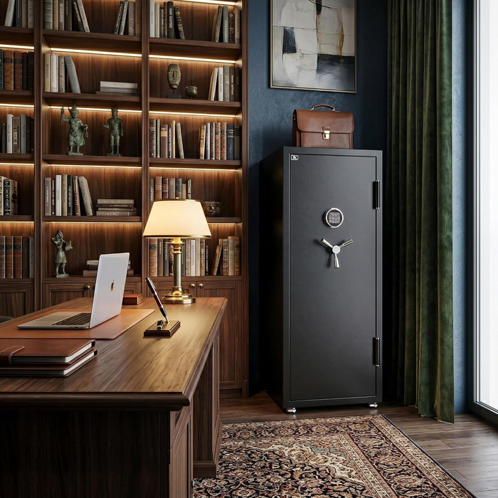55 in Tall 2-Hour Fireproof Filing Cabinet for Home Office