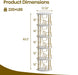 360° Rotating Bookshelf, Revolving Bookcase with Open Display Storage, round Book Shelf Tower, Freestanding Space Saving Vertical Storage Organizer for Living Room Bedroom, Corner Furniture