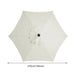 Waterproof Outdoor Garden UV Protection Parasol Sunshade Umbrella Cover Cloth