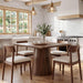 Space Saving SquareShaped Dining Table Pedestal Base