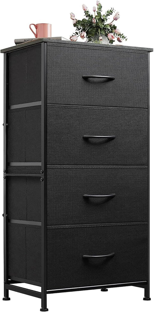 Charcoal Dresser with 4 Drawers