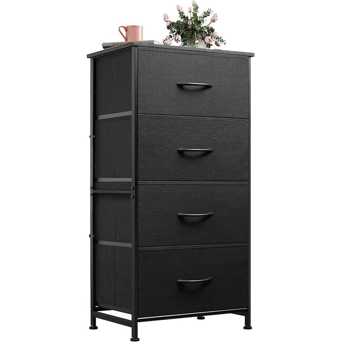 Charcoal Dresser with 4 Drawers