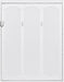 Queen Murphy Cabinet Bed Integrated Shelving White