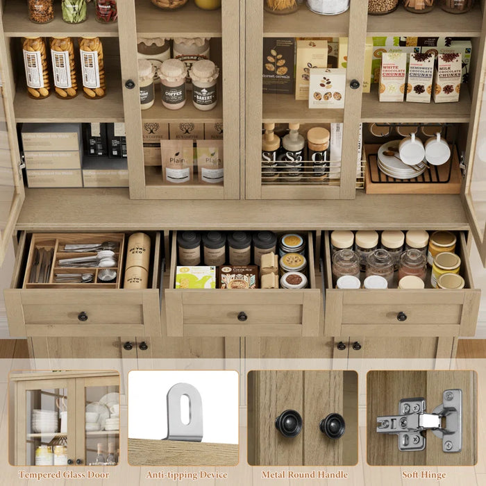 Ayni 3 Drawers Pantry
