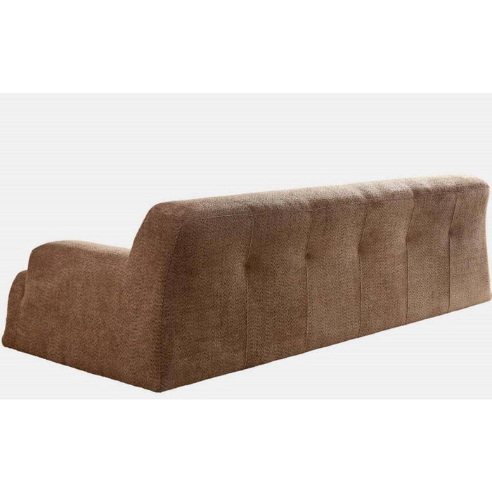 40.94 In. Fabric Sectional Sofa In. Camel