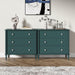 3 Drawer Dresser for Bedroom, 32" Wide Chest of Drawers, Green