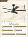 42 Inch Farmhouse Ceiling Fan with Lights 2 Pack, Rustic Black Ceiling Fans with Remote, 5 Dual Finish Blades, Quiet 6 Speed Reversible DC Motor, Caged Industrial Fan for Bedroom, Living Room, Patio