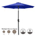 9FT Patio Umbrella with Push Button Tilt,13+Colors, Blue